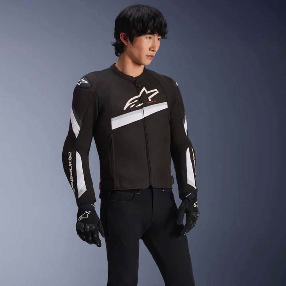 Jakna ALPINESTARS T-GP PLUS R V4 crno bela XXL
