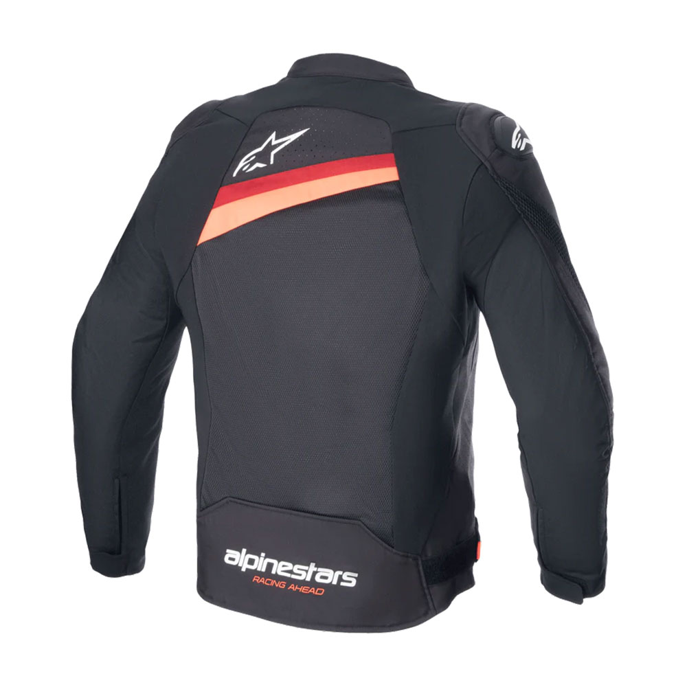 Jakna ALPINESTARS T-GP PLUS R V4 AIRFLOW crno crveno narandžasta L