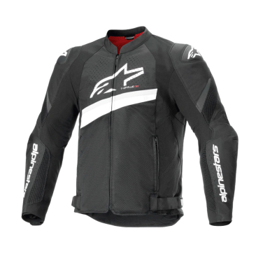 Jakna ALPINESTARS T-GP PLUS R V4 AIRFLOW crno bela XL