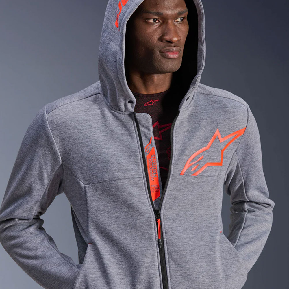 Jakna ALPINESTARS CHROME V2 SPORT sivo crvena 3XL