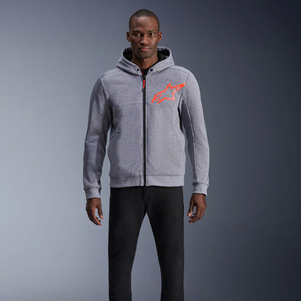 Jakna ALPINESTARS CHROME V2 SPORT sivo crvena 3XL