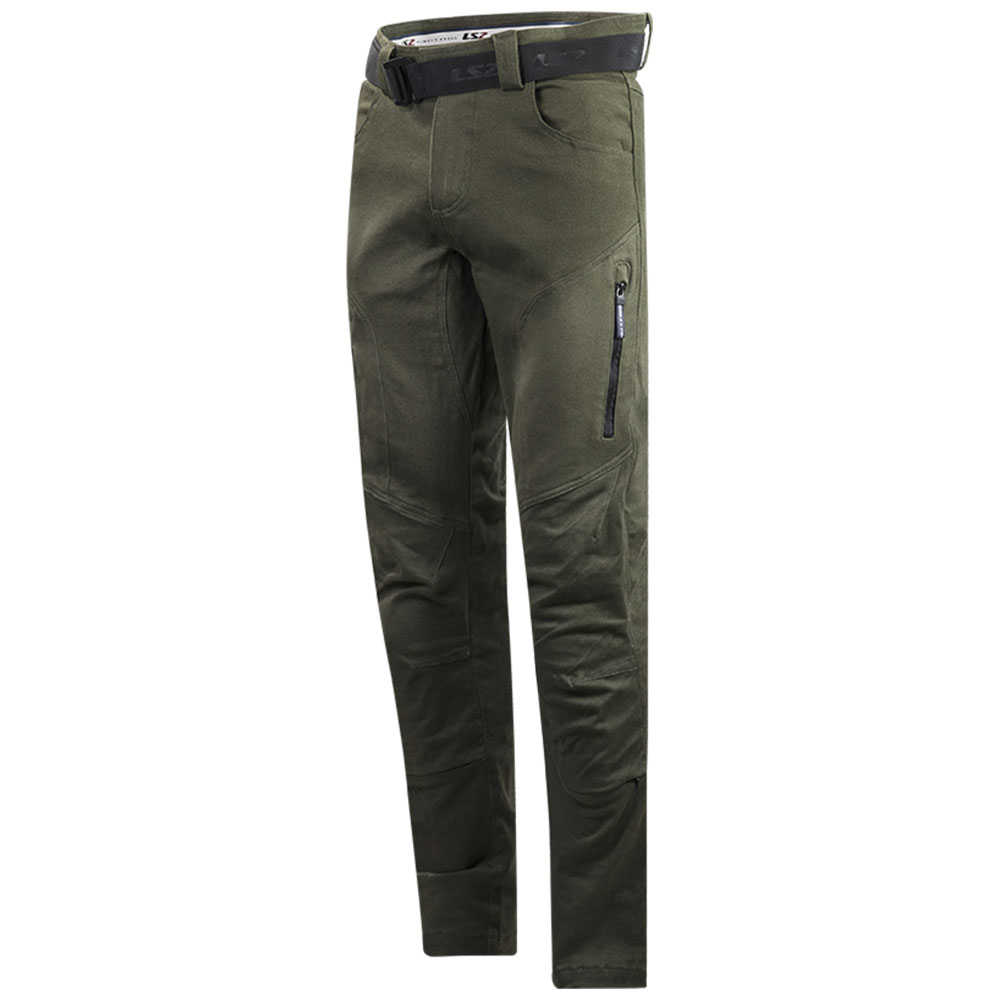 Pantalone LS2 STRAIGHT muške maslinasto zelene L