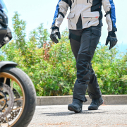 Pantalone LS2 TRAVEL SHORT muške crno tamno sive kratke L