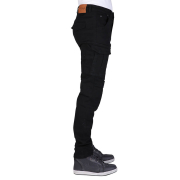 Pantalone BRANDON JEANS CARGO džepare  muške crne MODEKA