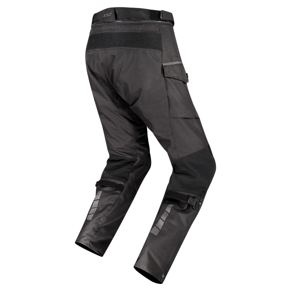 Pantalone LS2 TRAVEL COMFORT muške crno tamno sive XXL