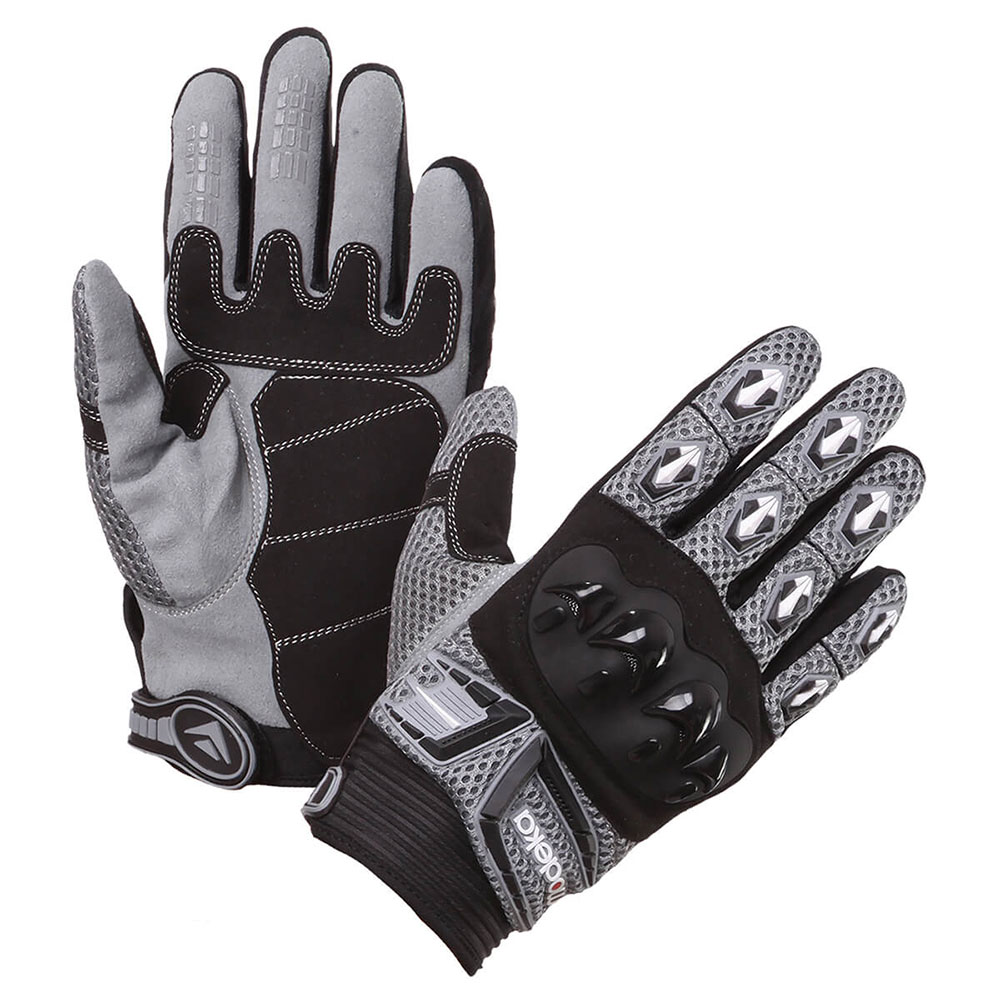 Rukavice MX TOP kratke crno sive 8 M MODEKA