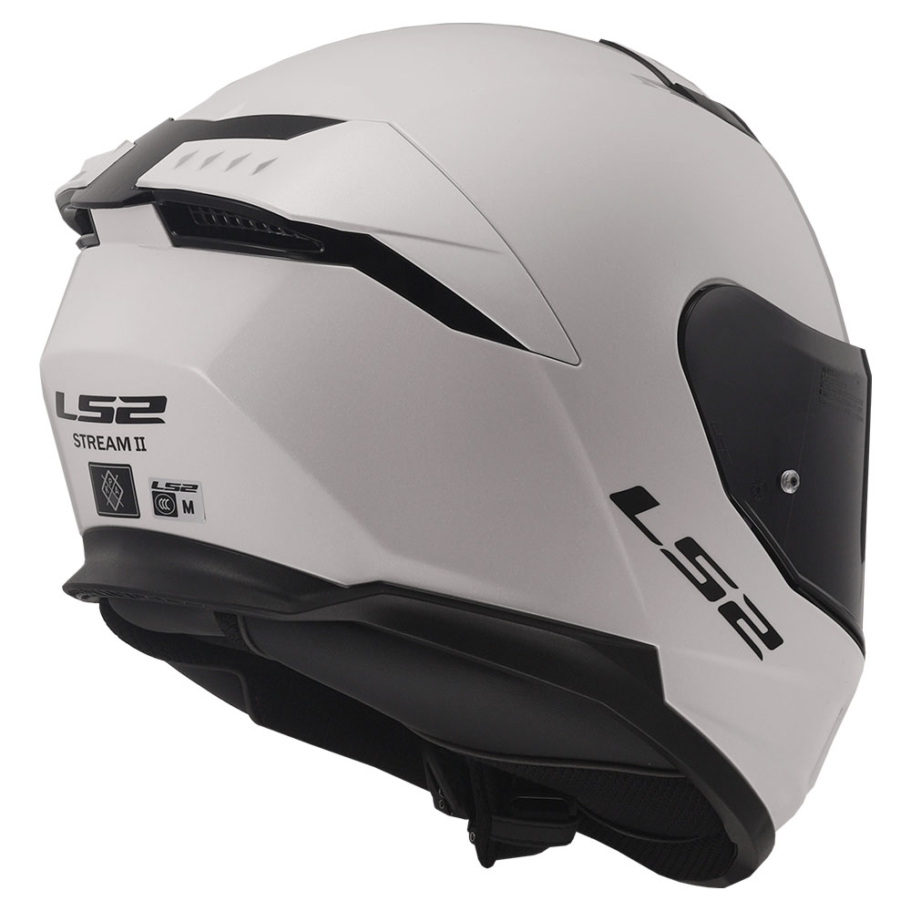 Kaciga LS2 Full Face FF808 STREAM II sa naočarima bela S