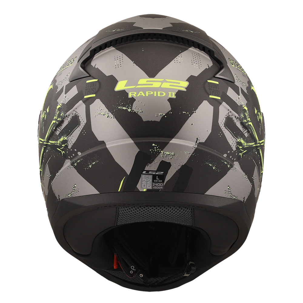 Kaciga LS2 Full Face FF353 RAPID II PIRATES mat titanium XXL