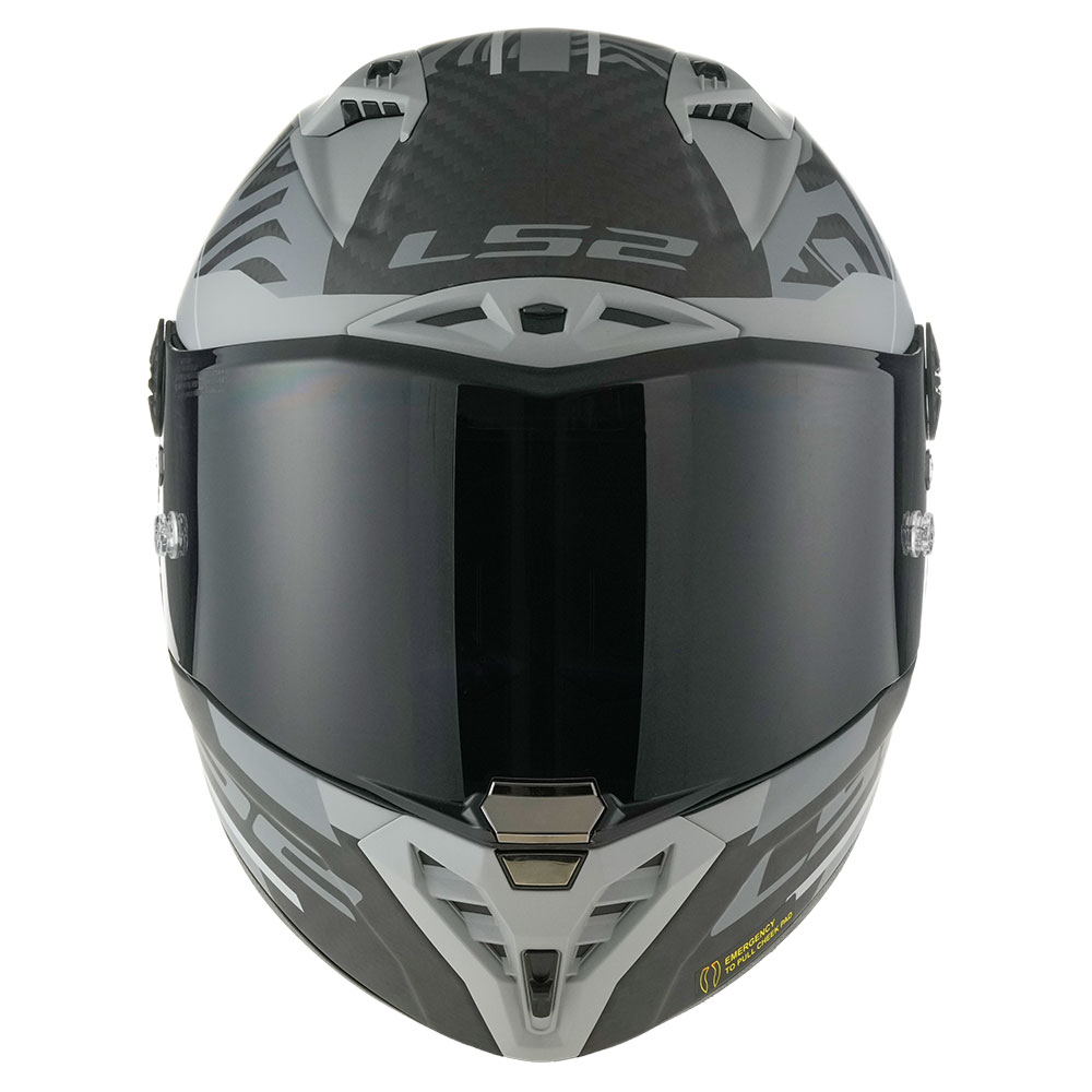 Kaciga LS2 Full Face FF805 THUNDER CARBON GP AERO POLAR crna M