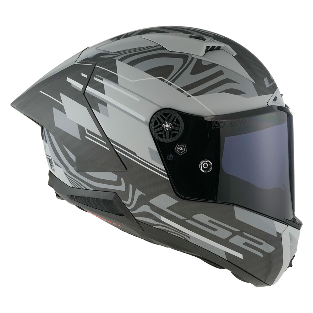 Kaciga LS2 Full Face FF805 THUNDER CARBON GP AERO POLAR crna M