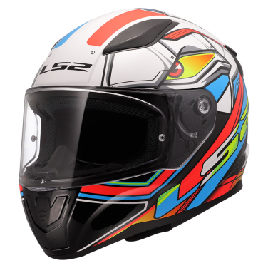 Kaciga LS2 Full Face FF353 RAPID II XDRON belo narandžasta XL