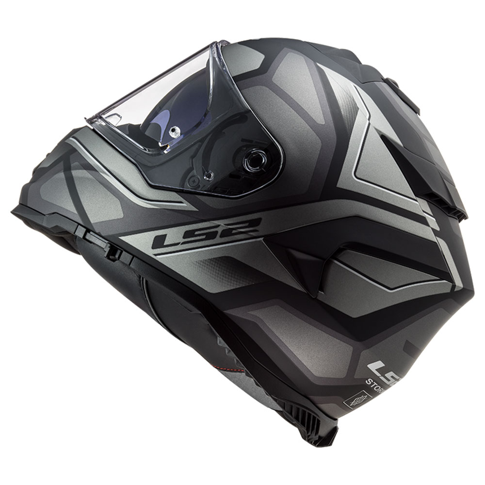 Kaciga LS2 Full Face FF800 STORM II FASTER mat titanium sa naočarima