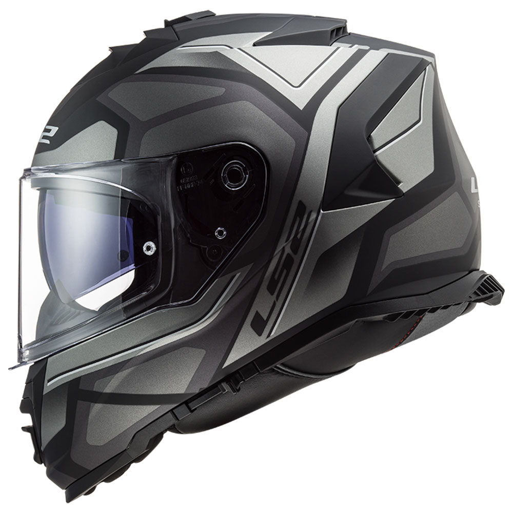 Kaciga LS2 Full Face FF800 STORM II FASTER mat titanium sa naočarima