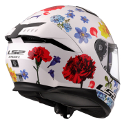 Kaciga LS2 Full Face FF808 STREAM II FLOWERS bela sa naočarima L