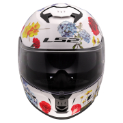 Kaciga LS2 Full Face FF808 STREAM II FLOWERS bela sa naočarima XS