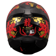 Kaciga LS2 Full Face FF808 STREAM II DRAKO crno crvena sa naočarima XL
