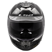 Kaciga LS2 Full Face FF808 STREAM II GALDAM crno bela sa naočarima L