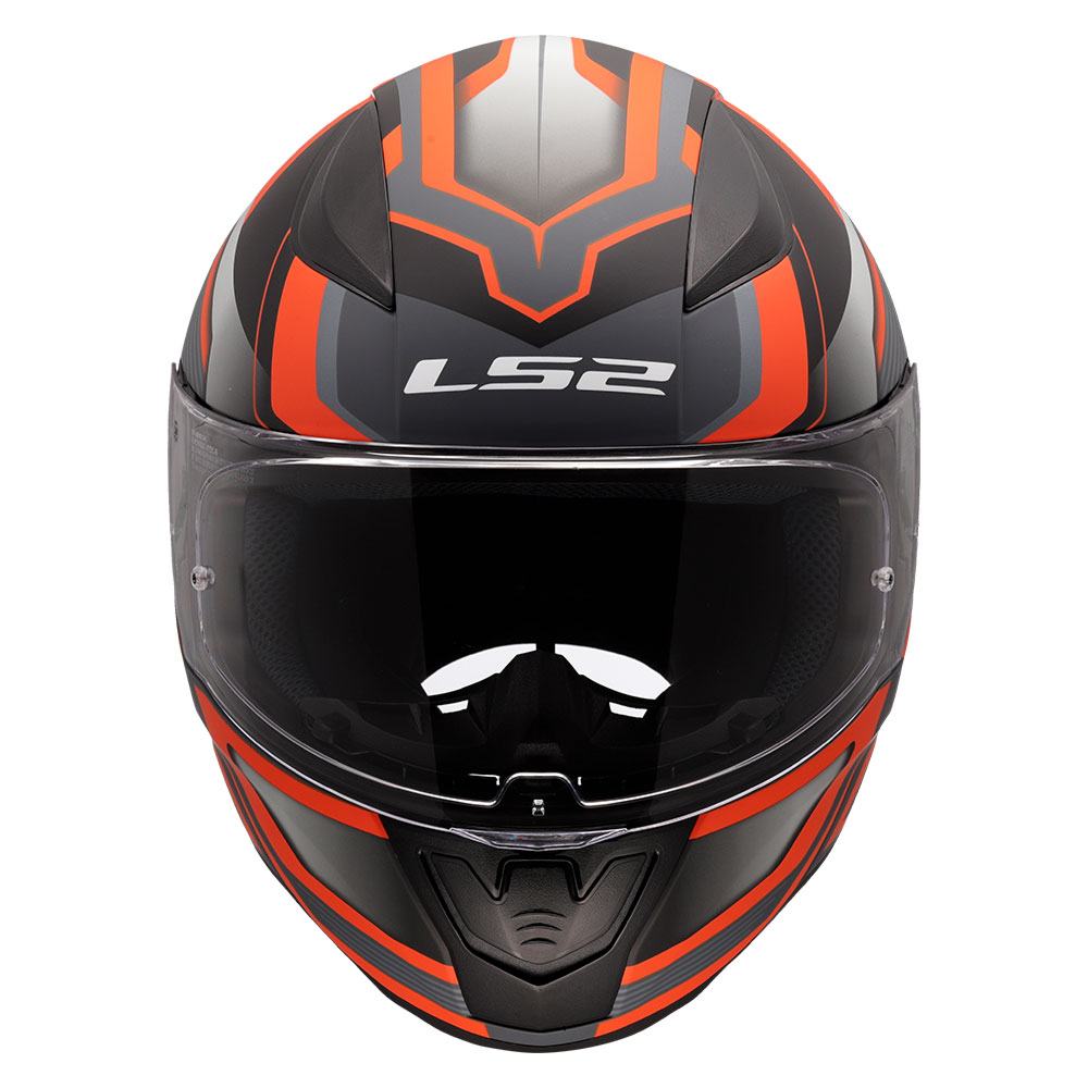 Kaciga LS2 Full Face FF353 RAPID II FLITZ narandžasto siva XL