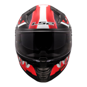 Kaciga LS2 Full Face FF811 VECTOR II BUNDRI crno crvena L