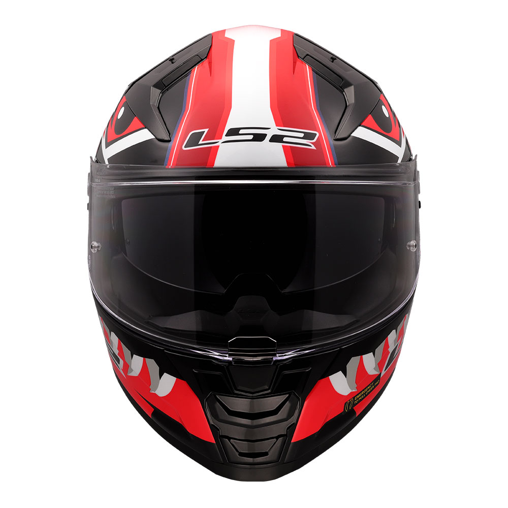 Kaciga LS2 Full Face FF811 VECTOR II BUNDRI crno crvena L