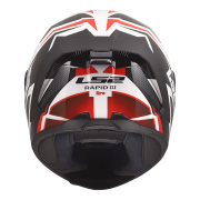 Kaciga LS2 Full Face FF820 RAPID III XTREM belo crno crvena M
