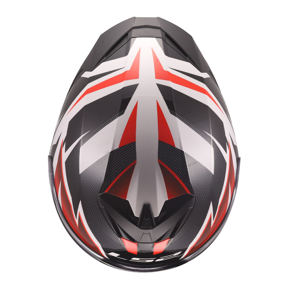 Kaciga LS2 Full Face FF820 RAPID III XTREM belo crno crvena M