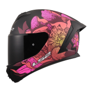 Kaciga LS2 Full Face FF820 RAPID III POPIES II crno roza M