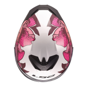 Kaciga LS2 Full Face FF820 RAPID III POPPIES II belo roza XS