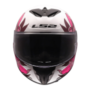 Kaciga LS2 Full Face FF820 RAPID III POPPIES II belo roza XS