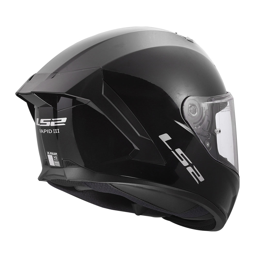 Kaciga LS2 Full Face FF820 RAPID III SOLID sjajno crna L