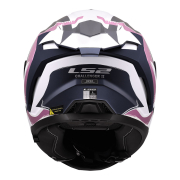 Kaciga LS2 Full Face FF817 CHALLENGER II FLAMAN belo roza S