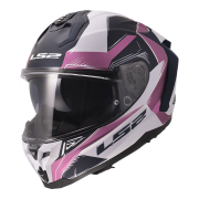 Kaciga LS2 Full Face FF817 CHALLENGER II FLAMAN belo roza S