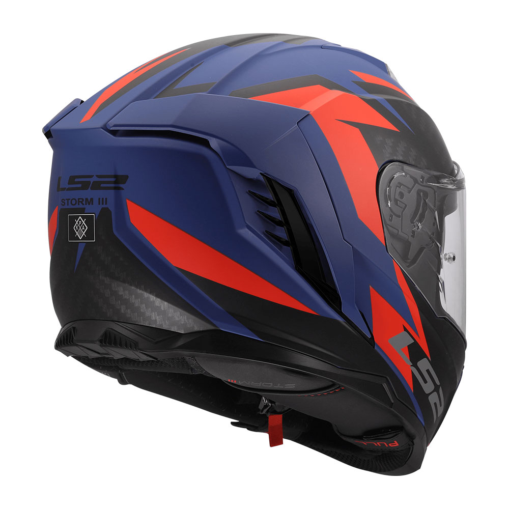 Kaciga LS2 Full Face FF818 STORM III DYNAMO plavo crvena XL