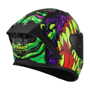Kaciga LS2 Full Face FF820 RAPID III LYCANT ljubičasto zelena S