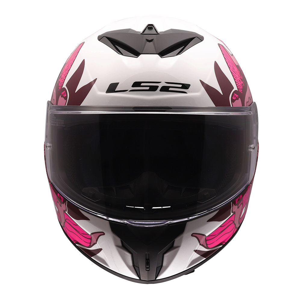 Kaciga LS2 Full Face FF820 RAPID III POPPIES II belo roza M