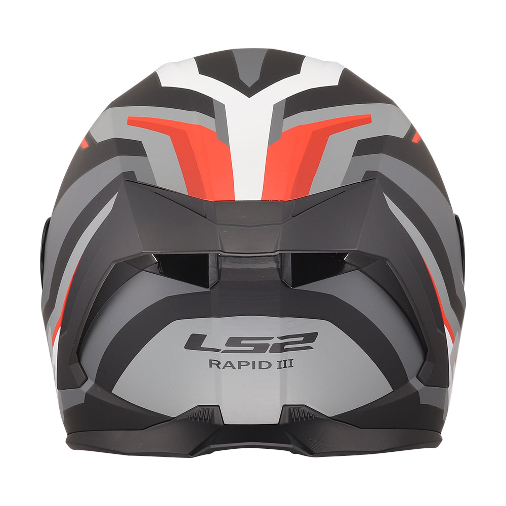 Kaciga LS2 Full Face FF820 RAPID III HYPER crno crvena L