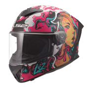 Kaciga LS2 Full Face FF820 RAPID III CYBERG ljubičasta M