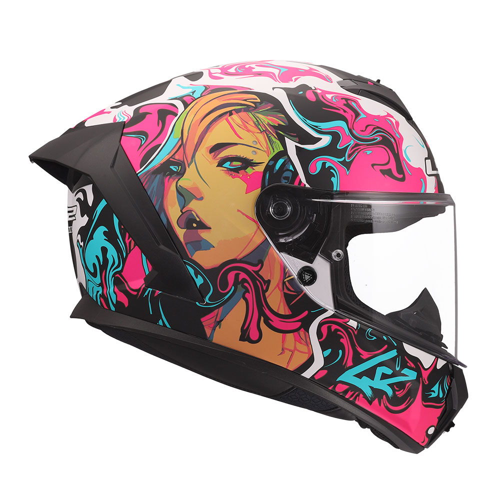 Kaciga LS2 Full Face FF820 RAPID III CYBERG ljubičasta M