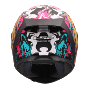 Kaciga LS2 Full Face FF820 RAPID III CYBERG ljubičasta M