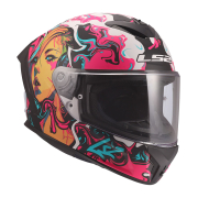 Kaciga LS2 Full Face FF820 RAPID III CYBERG ljubičasta M