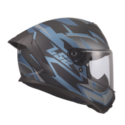 Kaciga LS2 Full Face FF820 RAPID III XTREM crno plava XL