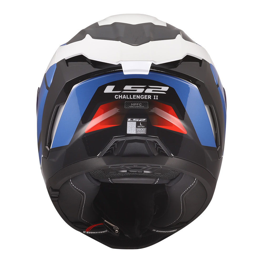 Kaciga LS2 Full Face FF817 CHALLENGER II VIPER belo plavo crvena XXL