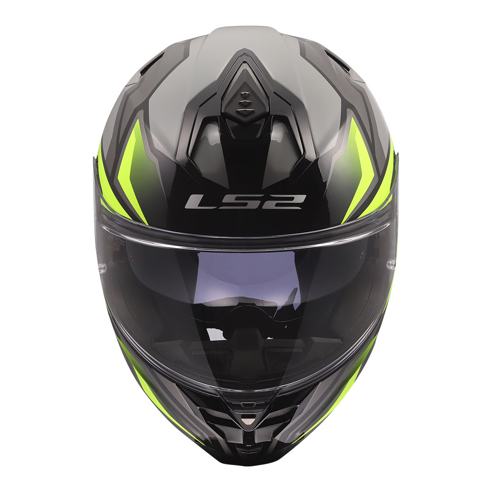 Kaciga LS2 Full Face FF817 CHALLENGER II VIPER sivo žuta M