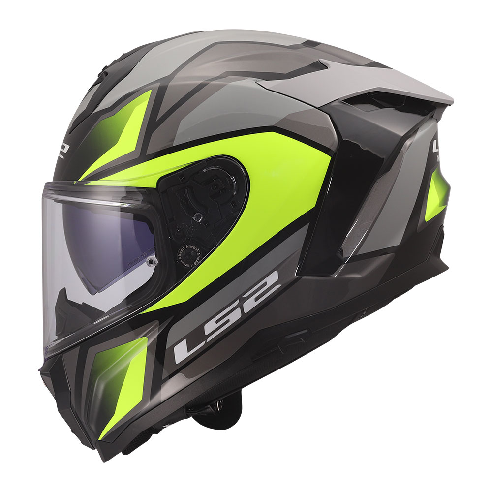 Kaciga LS2 Full Face FF817 CHALLENGER II VIPER sivo žuta M