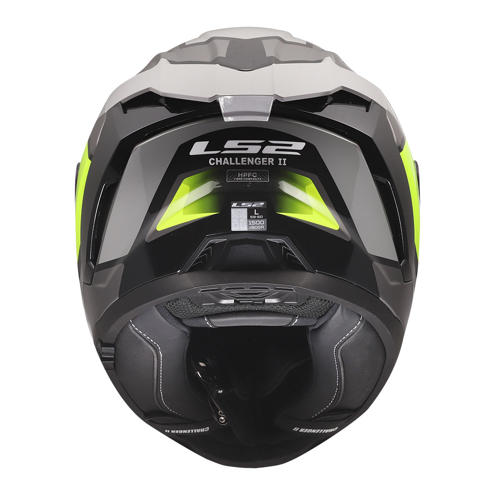 Kaciga LS2 Full Face FF817 CHALLENGER II VIPER sivo žuta M
