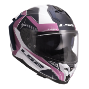 Kaciga LS2 Full Face FF817 CHALLENGER II FLAMAN belo roza M