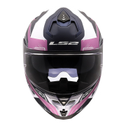 Kaciga LS2 Full Face FF817 CHALLENGER II FLAMAN belo roza M