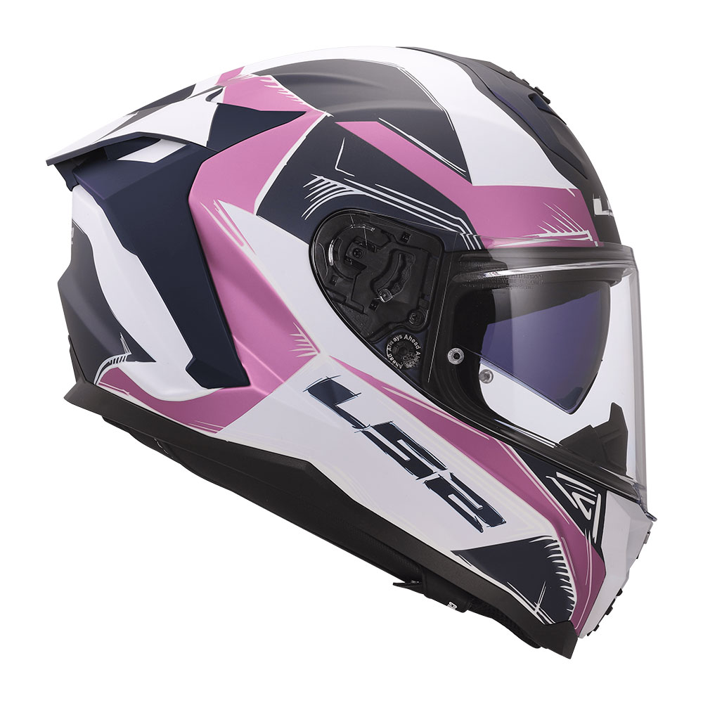 Kaciga LS2 Full Face FF817 CHALLENGER II FLAMAN belo roza M