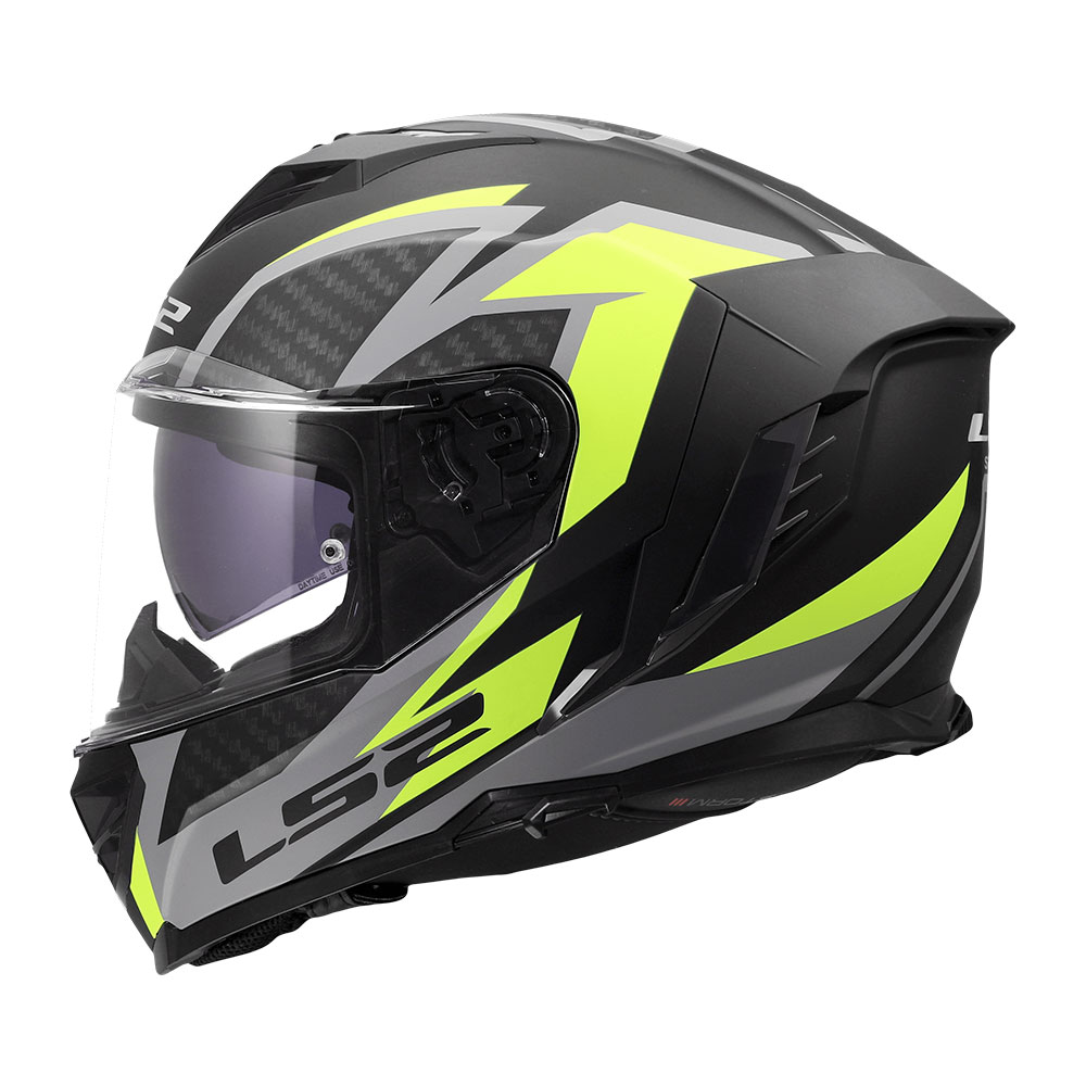 Kaciga LS2 Full Face FF818 STORM III DYNAMO crno žuta L