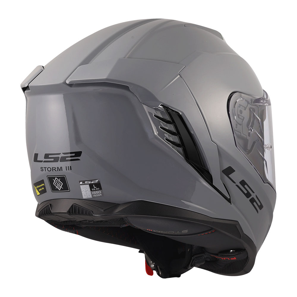 Kaciga LS2 Full Face FF818 STORM III SOLID nardo siva L